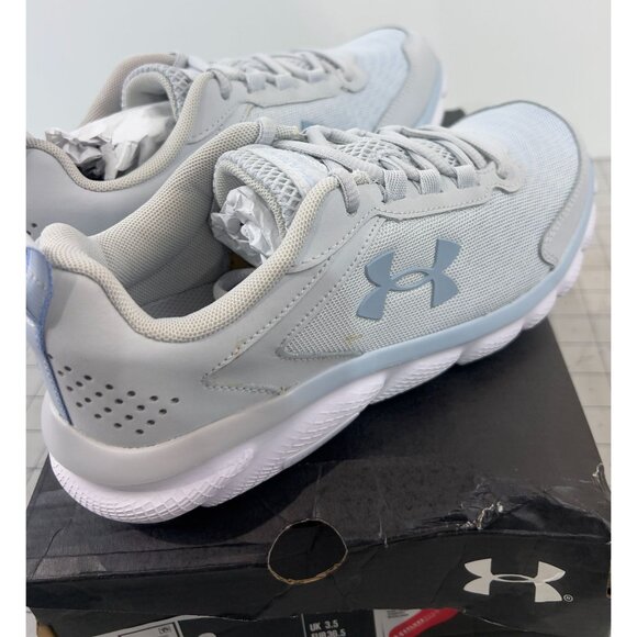 Under Armour Women's Charged Assert 9 Running Shoes Sz. 6 Light Blue/White - Picture 3 of 8